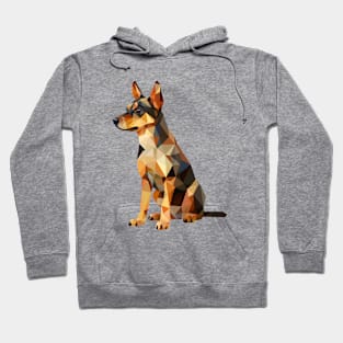 Cute Dog Geometric Hoodie